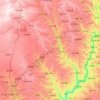 神木市地形图、海拔、地势