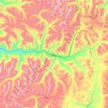 日多乡地形图、海拔、地势
