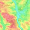 Laval地形图、海拔、地势