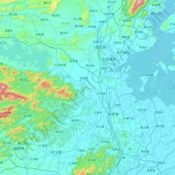 永修县地形图、海拔、地势
