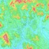 和水町地形图、海拔、地势