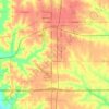 Grinnell地形图、海拔、地势