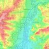 Broxbourne地形图、海拔、地势