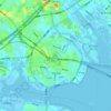 杏林街道地形图、海拔、地势