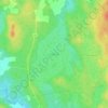Kulflyten地形图、海拔、地势