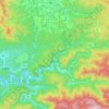 東吉野村地形图、海拔、地势