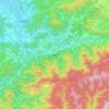 美里町地形图、海拔、地势