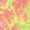 Ивановская область地形图、海拔、地势