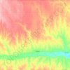 Franklin County地形图、海拔、地势