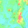 Hartpury地形图、海拔、地势