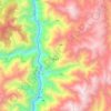 贡波乡地形图、海拔、地势