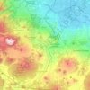Tlalpan地形图、海拔、地势