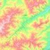 拉乌彝族乡地形图、海拔、地势