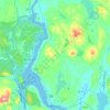 Bucksport地形图、海拔、地势