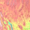 Nye County地形图、海拔、地势