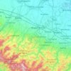 Reggio nell'Emilia地形图、海拔、地势