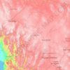 Zacatecas地形图、海拔、地势