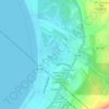 Stateline地形图、海拔、地势