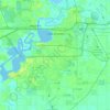 Lake Charles地形图、海拔、地势