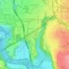 Cuyahoga Heights地形图、海拔、地势