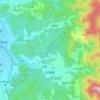 中寮鄉地形图、海拔、地势