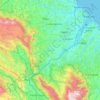 Pescara地形图、海拔、地势
