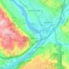 West Linn地形图、海拔、地势