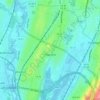 Teaneck Township地形图、海拔、地势
