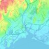 Bridgeport地形图、海拔、地势