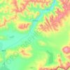 萨玛达乡地形图、海拔、地势