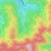 彭山里地形图、海拔、地势