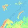 阿尔汉格尔斯克州地形图、海拔、地势