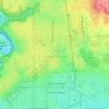 Ward 1地形图、海拔、地势