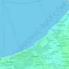 Dagupan地形图、海拔、地势
