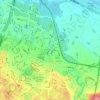 關新公園地形图、海拔、地势