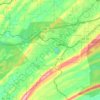 Leeds地形图、海拔、地势