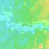 Кондега地形图、海拔、地势
