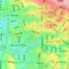 中央公园地形图、海拔、地势