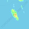 Turtle Island地形图、海拔、地势