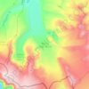 增冰川地形图、海拔、地势