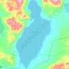 蓬错地形图、海拔、地势