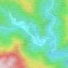 金水河地形图、海拔、地势