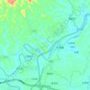 罗定江地形图、海拔、地势