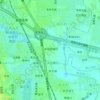 朱姑桥梅村地形图、海拔、地势