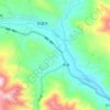 达曲地形图、海拔、地势