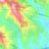 成都龙泉山丹景台旅游景区地形图、海拔、地势