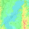 城东湖地形图、海拔、地势