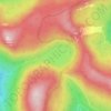 Wahtum Lake地形图、海拔、地势