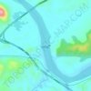 左江水利枢纽地形图、海拔、地势