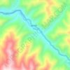 错普沟地形图、海拔、地势
